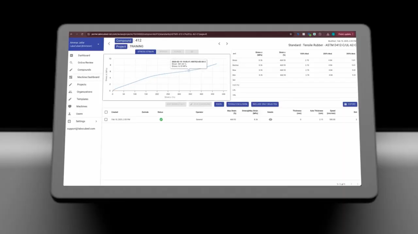 Understanding the Numbers: Tensile Data Collection and Saving Time with Automation