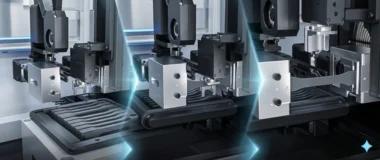 Materials testing automation for plastics and rubber labs with robotic tensile testing
